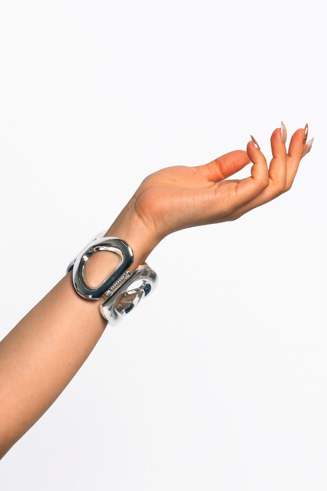 Metal Srping Hinge Cuff - Muvin 