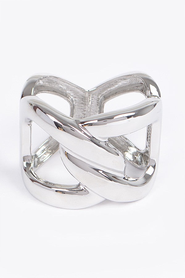 Metal Srping Hinge Cuff - Muvin 
