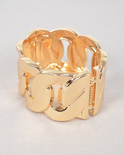 Wide Chain Metal Bracelet - Muvin 