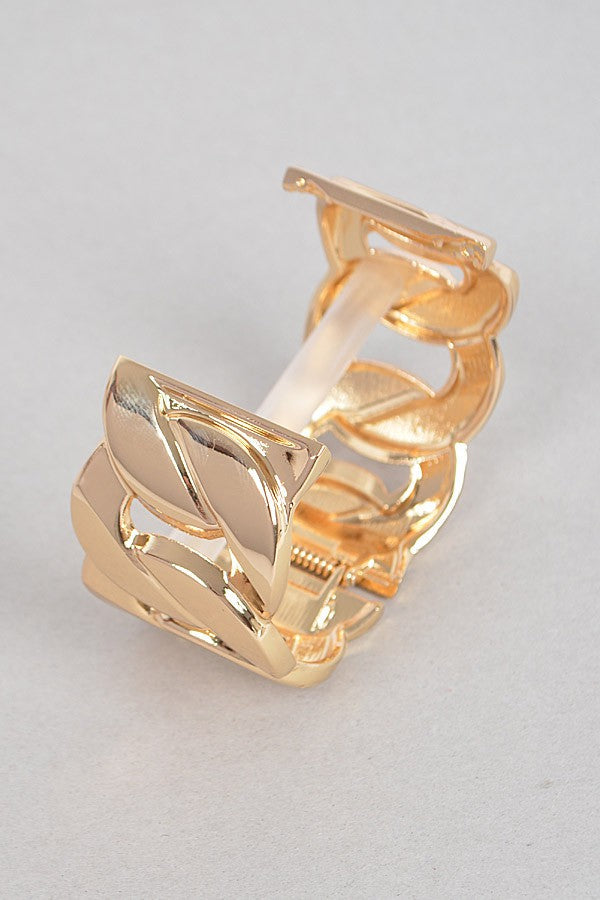Wide Chain Metal Bracelet - Muvin 