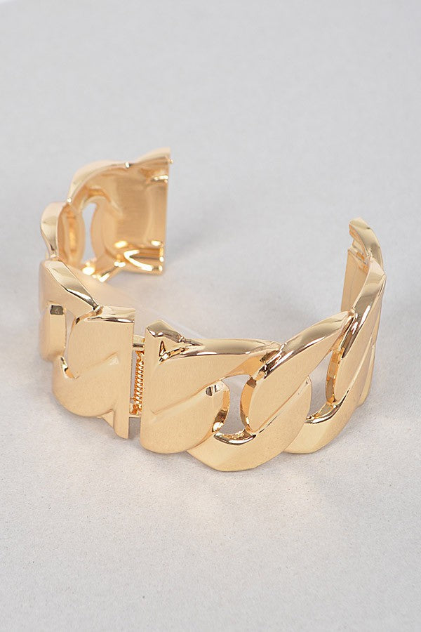 Wide Chain Metal Bracelet - Muvin 