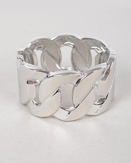 Wide Chain Metal Bracelet - Muvin 