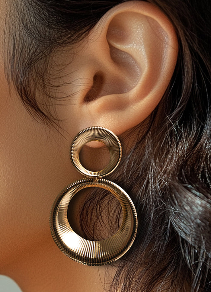 Double Hoop Statement Earrings - Muvin 