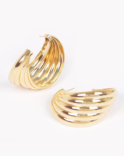 Metal Gold Plated Earring - Muvin 