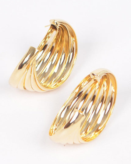 Metal Gold Plated Earring - Muvin 