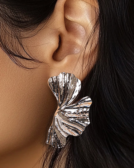 Twist Fan Drop Earrings - Muvin 