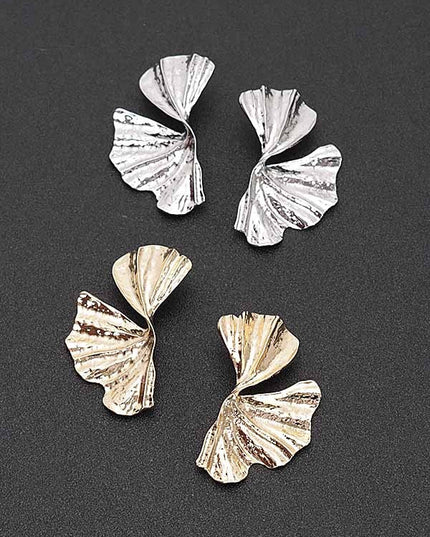 Twist Fan Drop Earrings - Muvin 