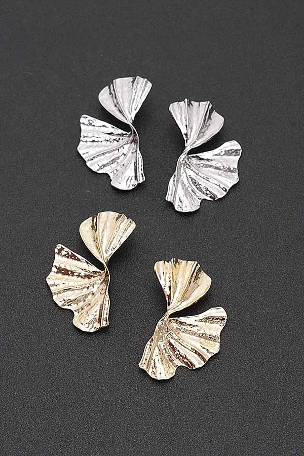 Twist Fan Drop Earrings - Muvin 