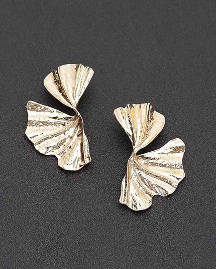 Twist Fan Drop Earrings - Muvin 