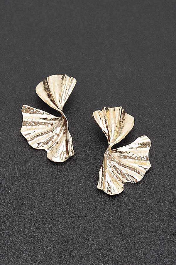 Twist Fan Drop Earrings - Muvin 