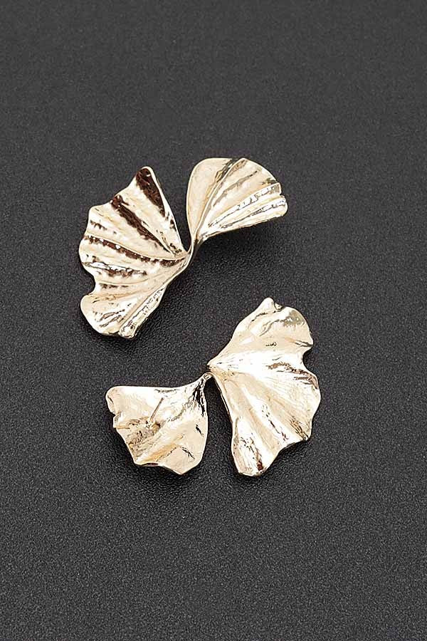 Twist Fan Drop Earrings - Muvin 