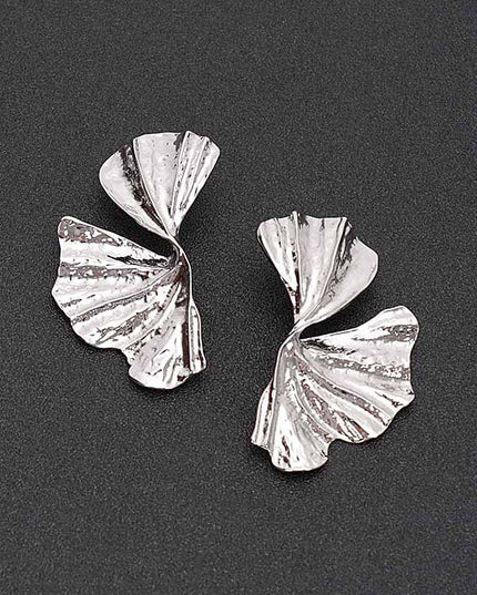Twist Fan Drop Earrings - Muvin 