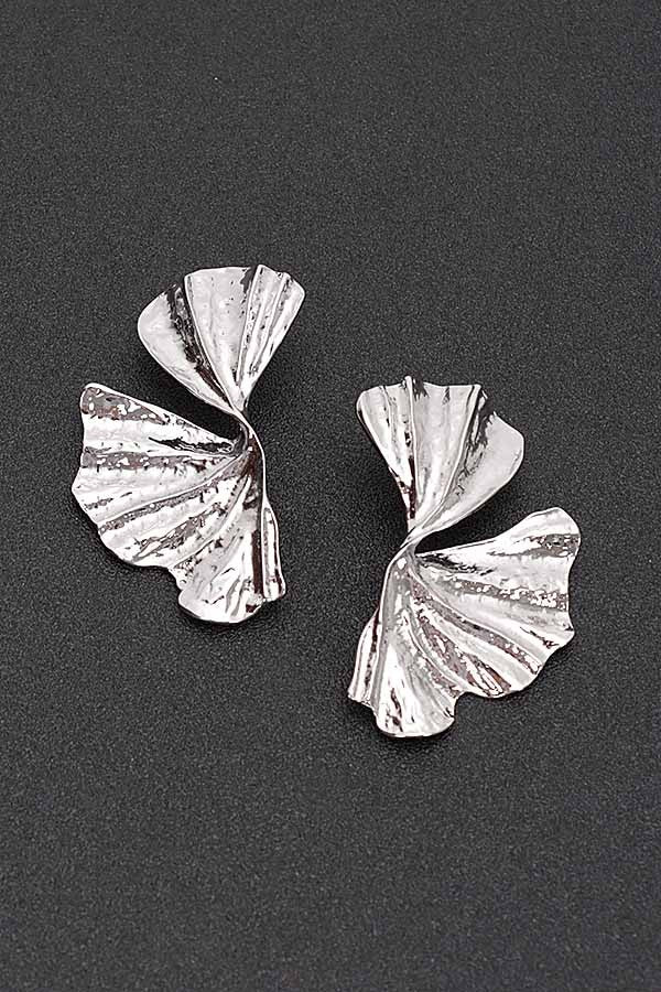 Twist Fan Drop Earrings - Muvin 