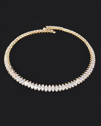 Cubic Zirconia Choker Necklace - Muvin 