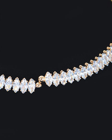 Cubic Zirconia Choker Necklace - Muvin 