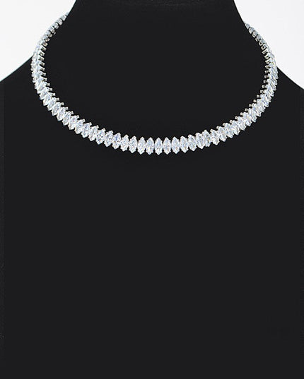 Cubic Zirconia Choker Necklace - Muvin 