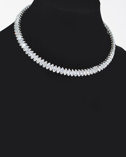 Cubic Zirconia Choker Necklace - Muvin 
