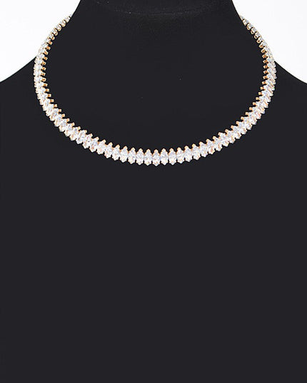 Cubic Zirconia Choker Necklace - Muvin 