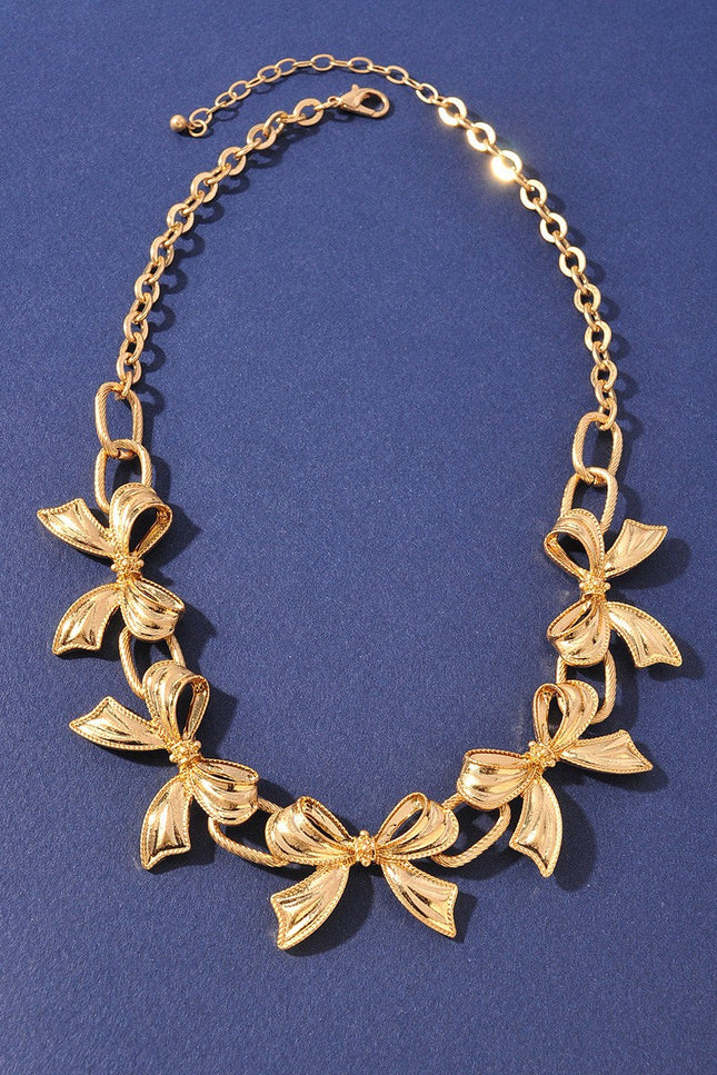 LUXURY RIBBON NECKLACE - Muvin 