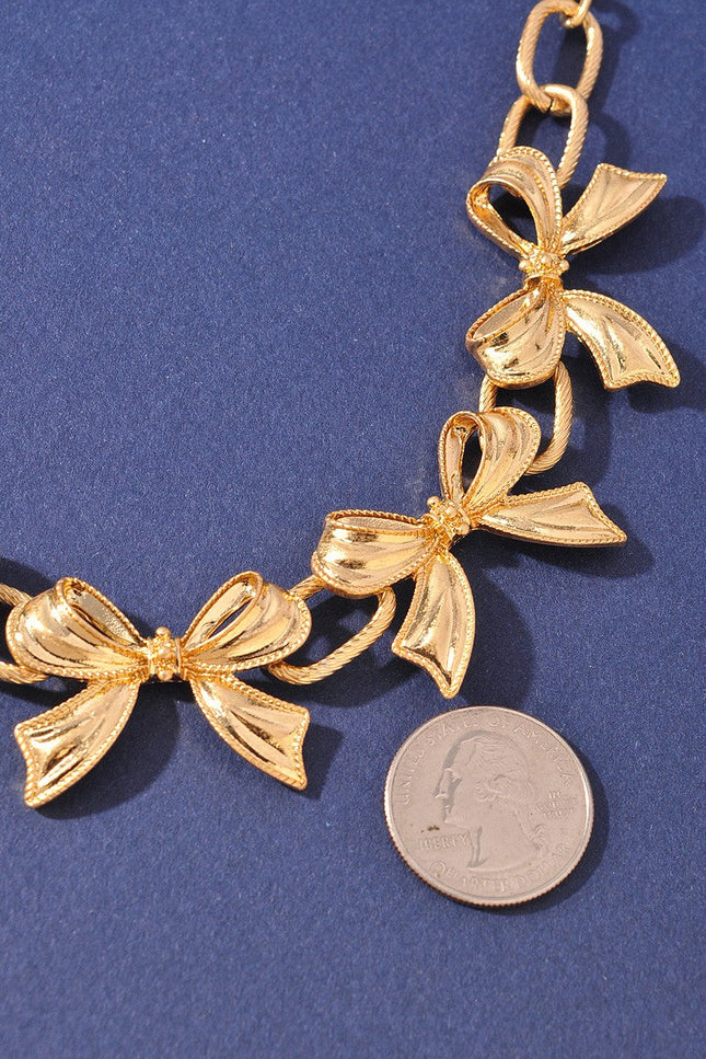 LUXURY RIBBON NECKLACE - Muvin 