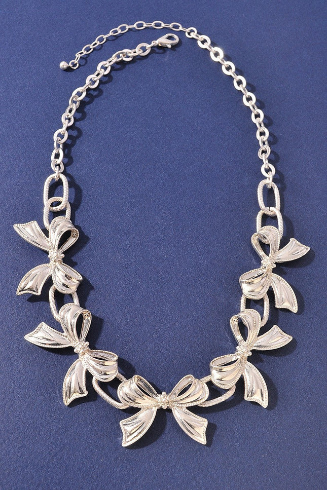 LUXURY RIBBON NECKLACE - Muvin 