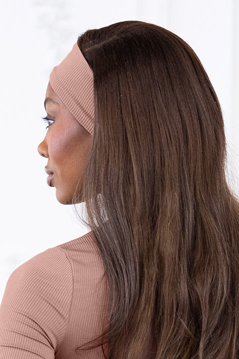 Rib fabric fashion headband - Muvin 
