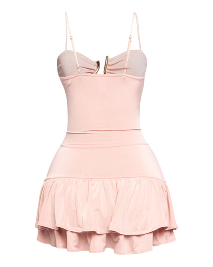 Double-Tier Cutout Mini Dress - Muvin 