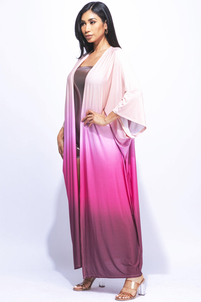Ombre kimono cardigan - Muvin 
