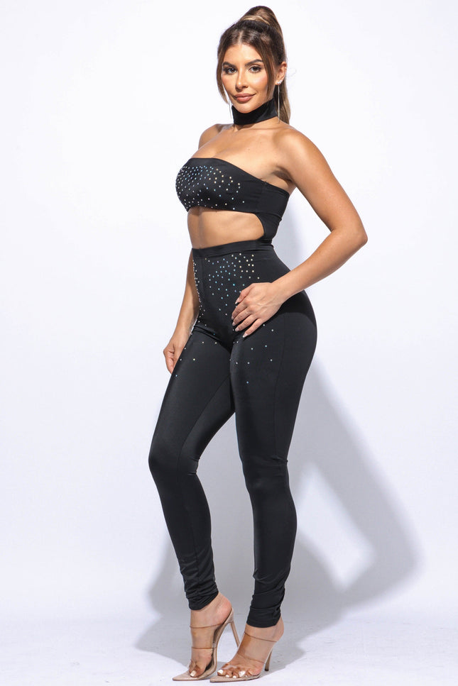 Chocker tube jumpsuit - Muvin 