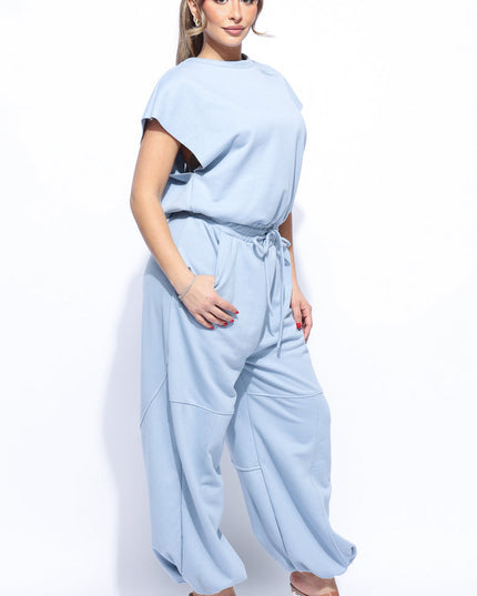 Open back jogger jumpsuit - Muvin 