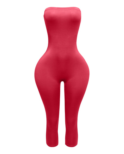 Tube top capri jumpsuit - Muvin 