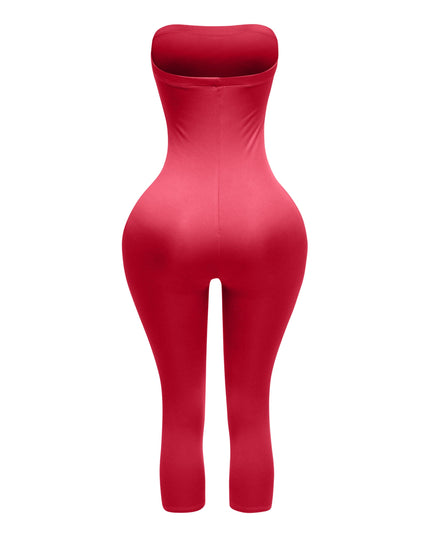 Tube top capri jumpsuit - Muvin 