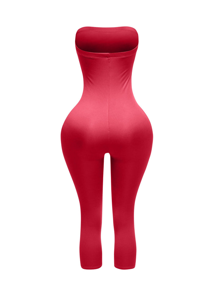 Tube top capri jumpsuit - Muvin 