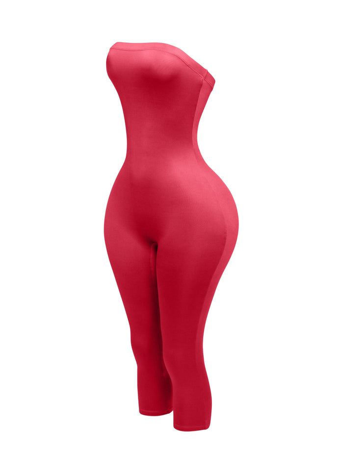 Tube top capri jumpsuit - Muvin 