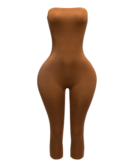 Tube top capri jumpsuit - Muvin 