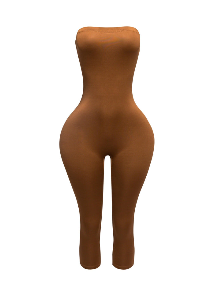 Tube top capri jumpsuit - Muvin 