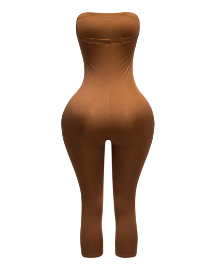 Tube top capri jumpsuit - Muvin 