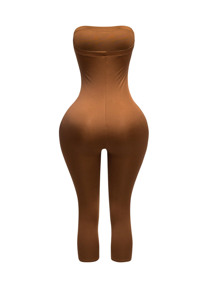 Tube top capri jumpsuit - Muvin 