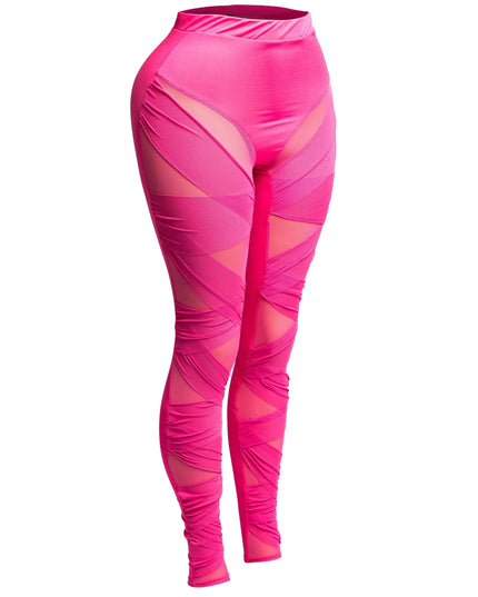 Criss Cross mesh leggings - Muvin 