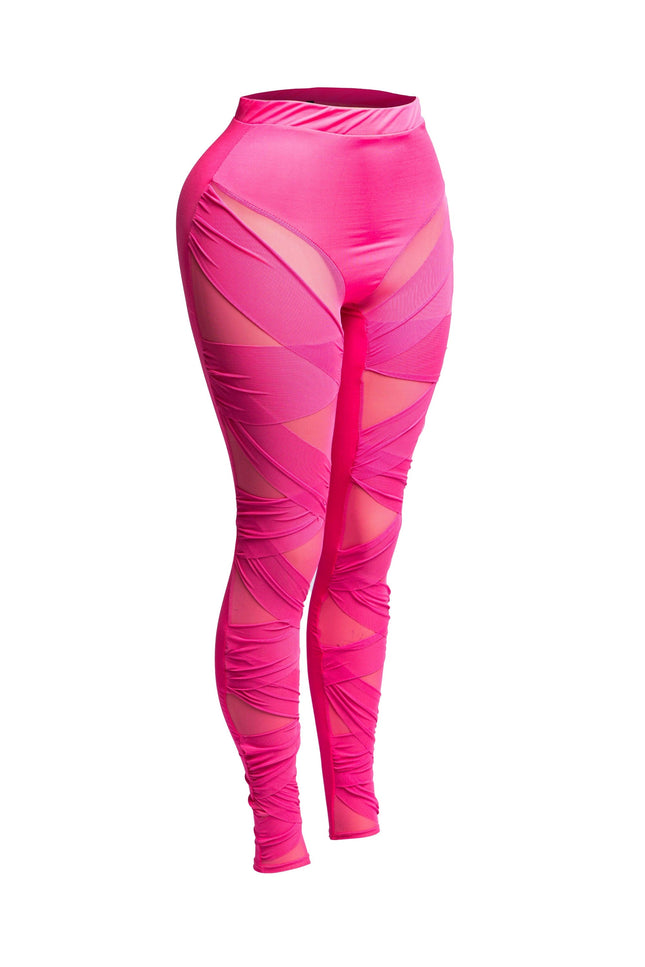Criss Cross mesh leggings - Muvin 