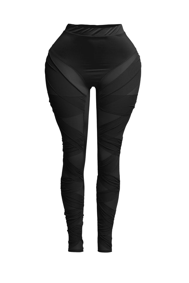 Criss Cross mesh leggings - Muvin 
