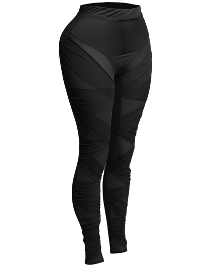 Criss Cross mesh leggings - Muvin 