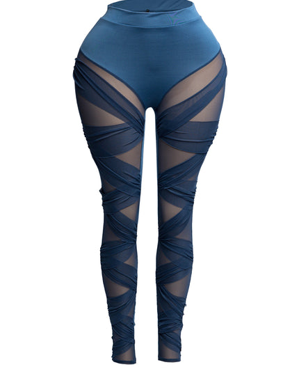 Criss Cross mesh leggings - Muvin 
