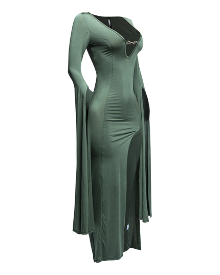 Flyaway Long Sleeve Maxi Dress - Muvin 