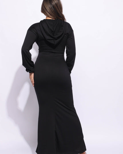 Hoodie maxi dress - Muvin 