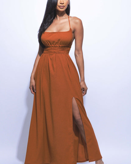 Side slit maxi skirt - Muvin 