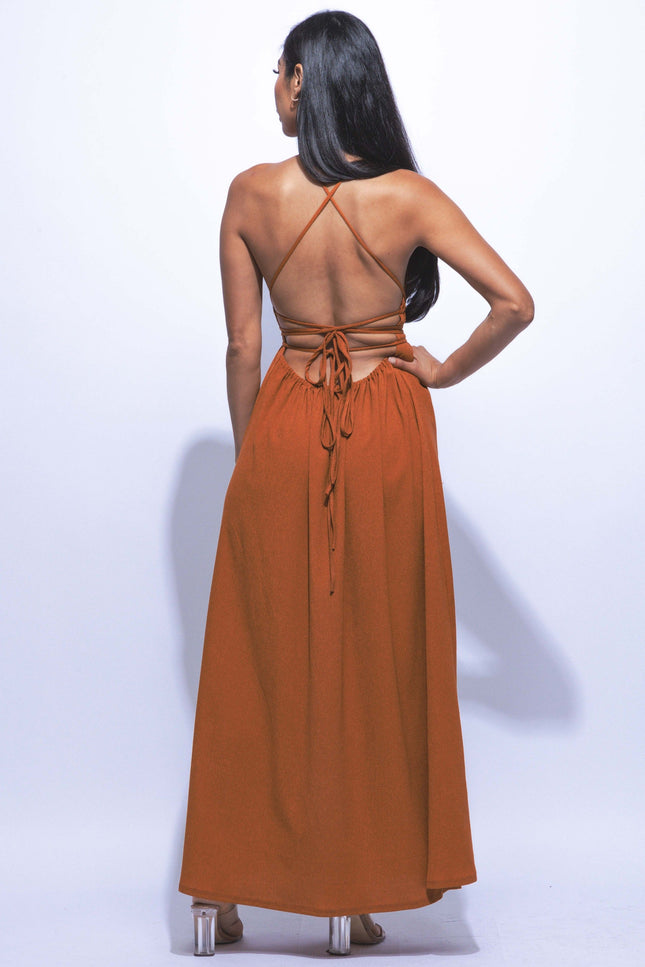 Side slit maxi skirt - Muvin 