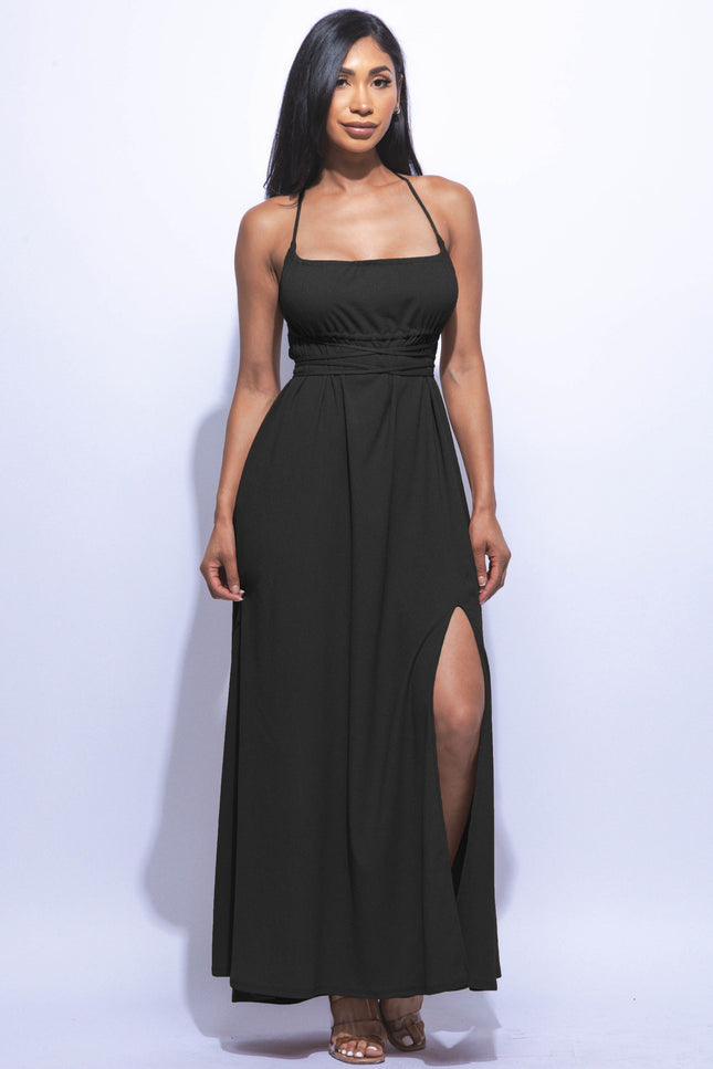 Side slit maxi skirt - Muvin 