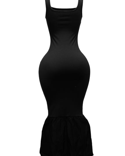 Sleeveless mermaid bubble hem dress - Muvin 