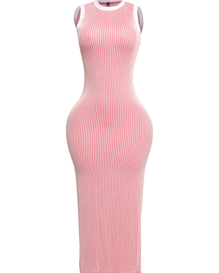 Sleeveless bodycon maxi dress - Muvin 